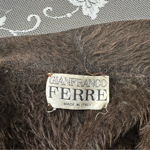 Vintage Gianfranco Ferre Alpaca Wool Blend Coat - Picture 8 of 16